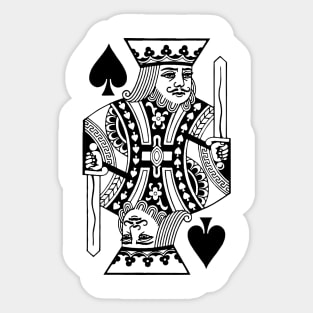 King Of Spades Sticker